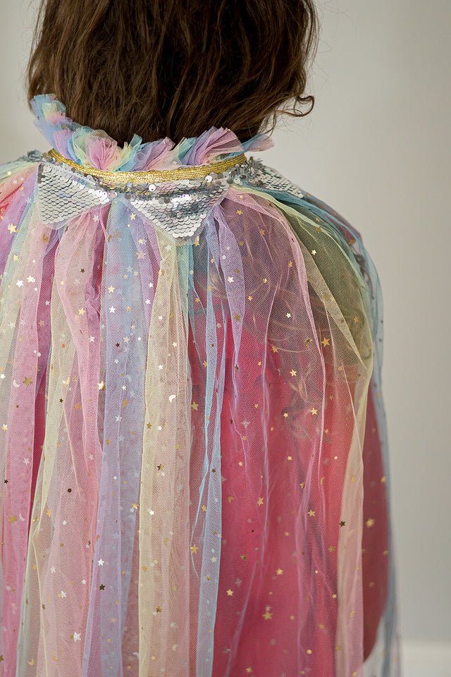 Girl’s Sparkly Tulle Cape