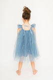 girls blue tulle dress