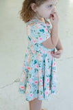 pastel blue easter bunny dress