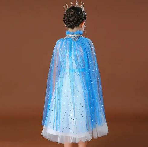 Girl’s Sparkly Tulle Cape