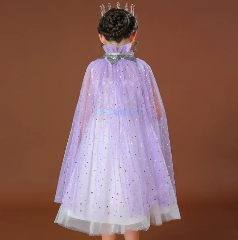 Girl’s Sparkly Tulle Cape