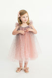 pink tulle first birthday dress