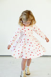 girls valentines day skater dress