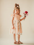 little girls boho flower girl dress