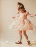girls boho flower girl dress