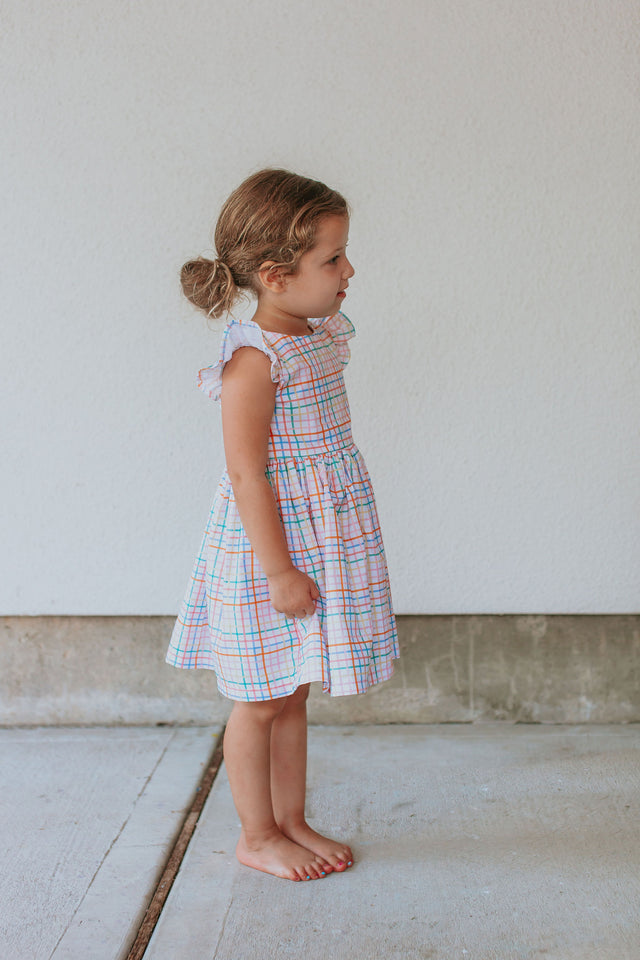 rainbow party dress