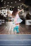 little girls jersey dress with pockets