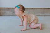baby girls beige romper