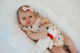 Infant Girl's Ivory Confetti Tulle Bubble Romper