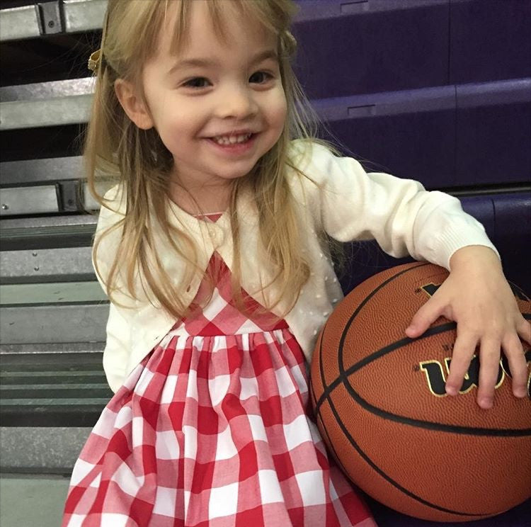 toddler red plaid dress