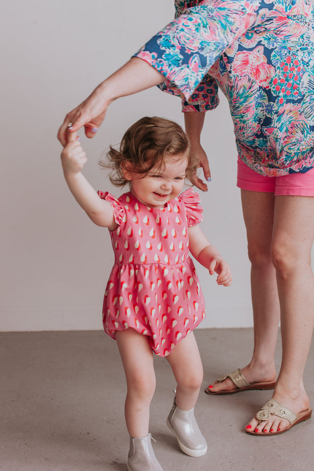 little girl's raindrop party outfit