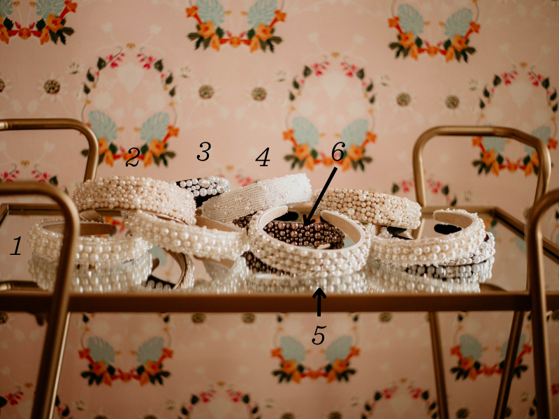 Little Girl's Bejeweled and Pearl Flower Girl Headband