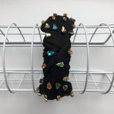 Little Girl's Bejeweled Rhinestone Knotted Turban Headband One Size