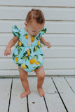 lemonade themed birthday outfit for girls