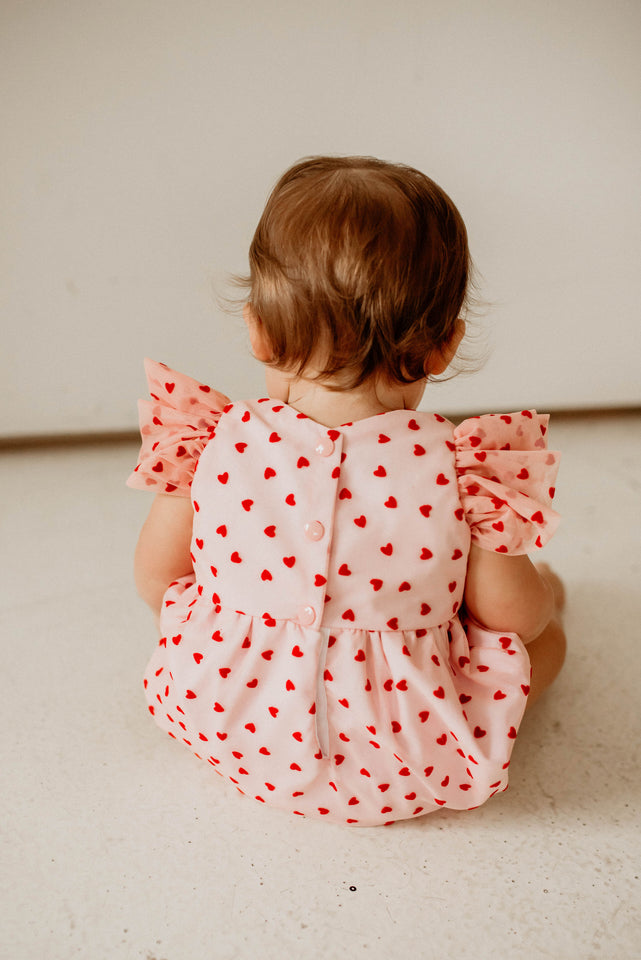 little girls valentines day tulle outfit