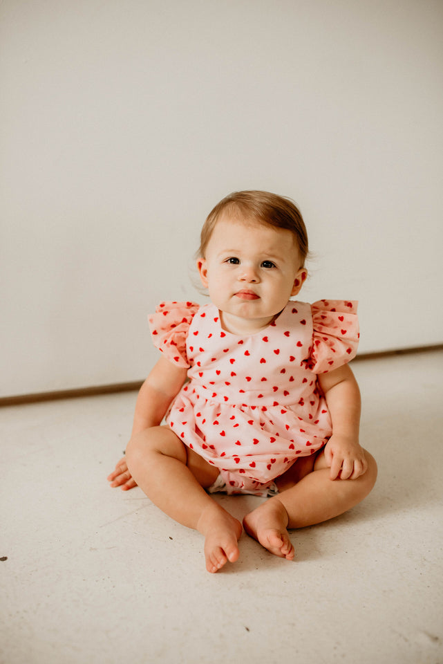 babys first valentines day outfit