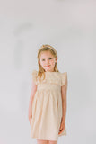 Infant Girl's Yellow Polka Dot Bubble Romper