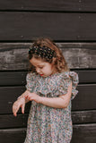 Little Girl's Bejeweled Rhinestone Knotted Turban Headband One Size