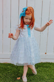 frozen 2 elsa tulle blue and silver dress