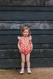 Infant Girl's Woodland Fox Print Print Bubble Romper