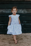 little girls unicorn dress with pockets