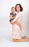 Little Girl's Multicolor Floral Three Pocket Jersey Dress