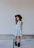 rainbow unicorn ruffle dress