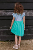 little girls unicorn twirl dress