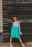 little girls unicorn party dress