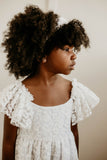 Little Girl's Bejeweled and Pearl Flower Girl Headband