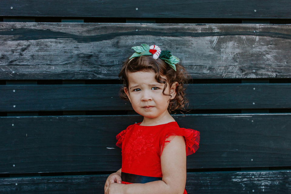 red lace christmas dress