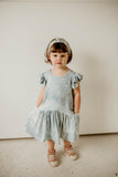 little girls tie dye birthday party dress