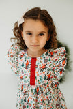 little girls Christmas twirl dress