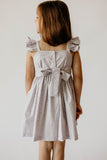 little girls lavender tea party dress