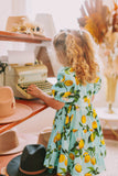it's sweet to be one lemon party dress