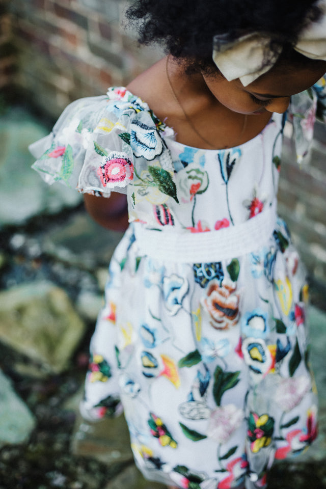 little girls special occasion lace dress
