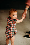 modern christmass outfit for baby's first christmas