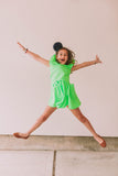 bright green dress for girls
