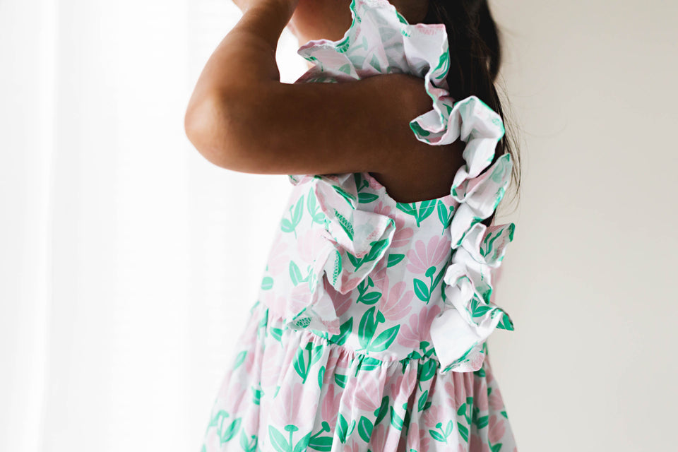 little girls floral dress