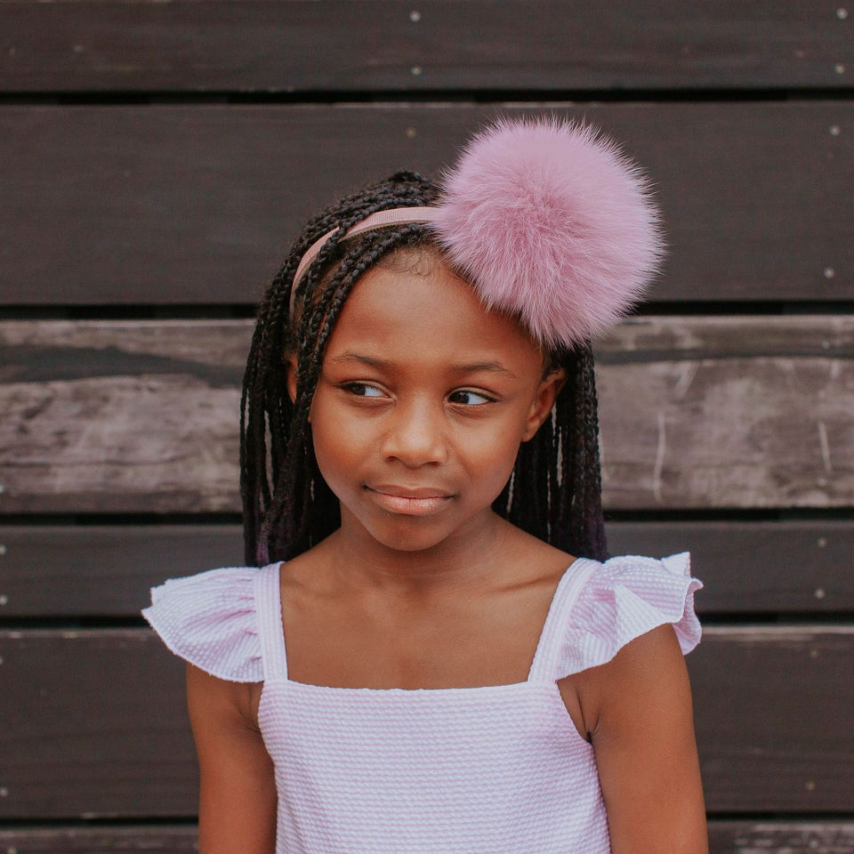 Faux Fur Puff Headband