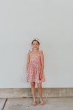 girls pink and yellow lemon dress