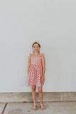 girls pink and yellow lemon dress