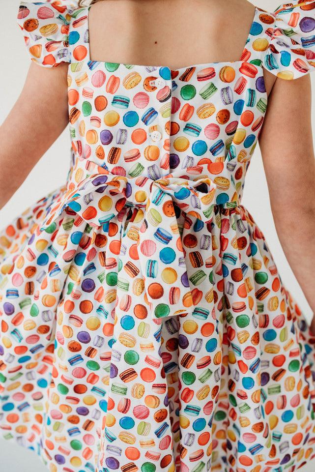 sweet celebration birthday party macaron dress