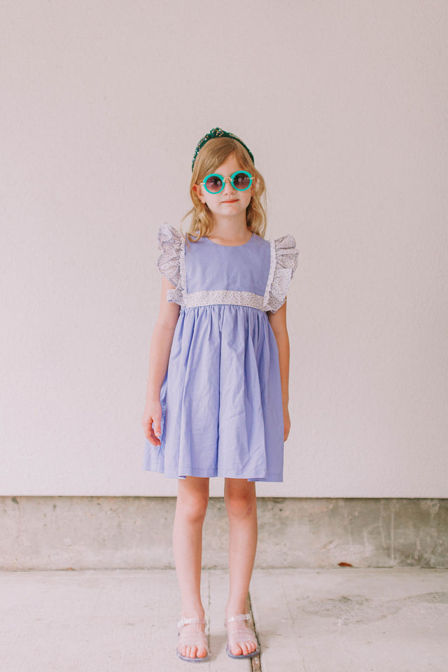 Little Girl's Retro Round Sunglasses