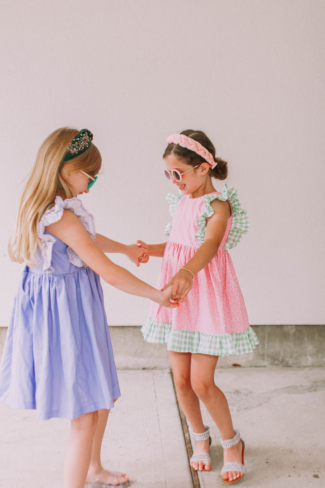 Little Girl's Retro Round Sunglasses