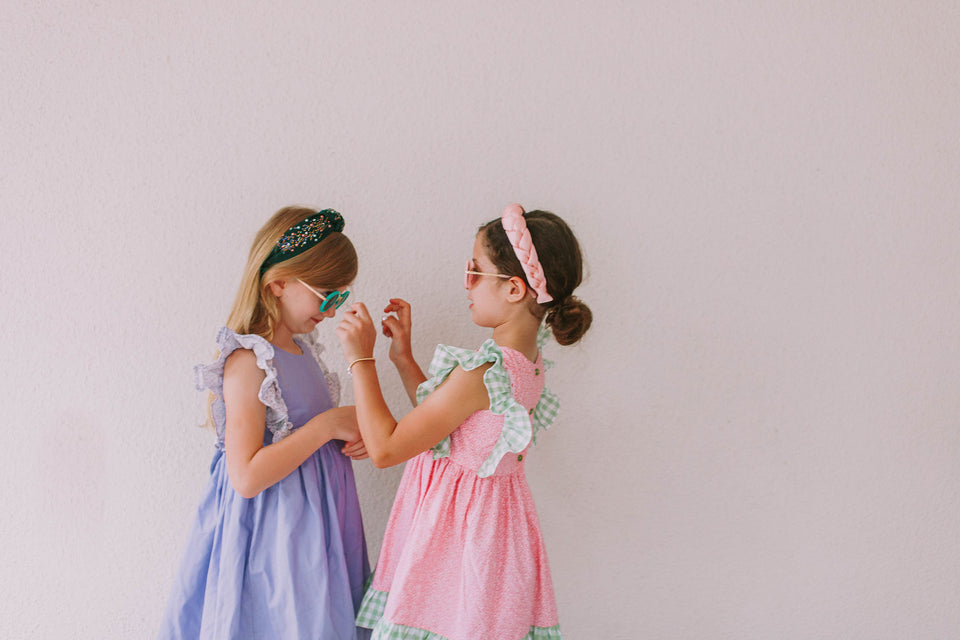 Little Girl's Bejeweled and Beaded Knotted Turban Headband One Size
