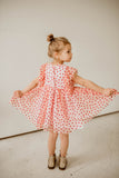 little girls designer valentines day tulle dress