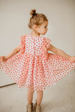 little girls designer valentines day tulle dress