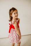 girls handmade conversation hearts dress