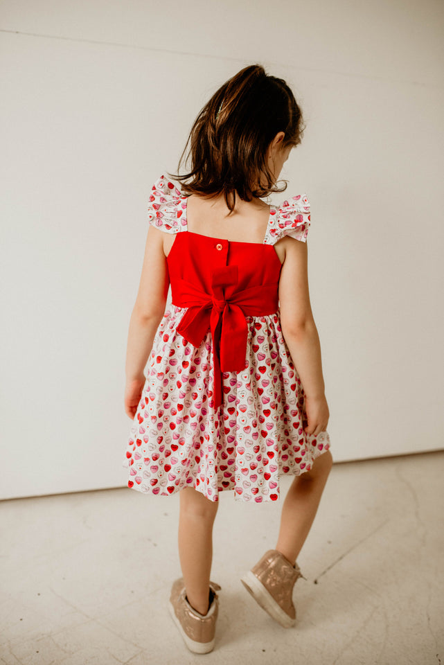 conversation hearts valentines day dress